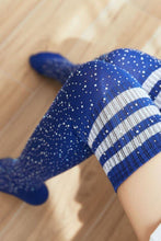 Load image into Gallery viewer, Warm ups, thigh high decorative socks
