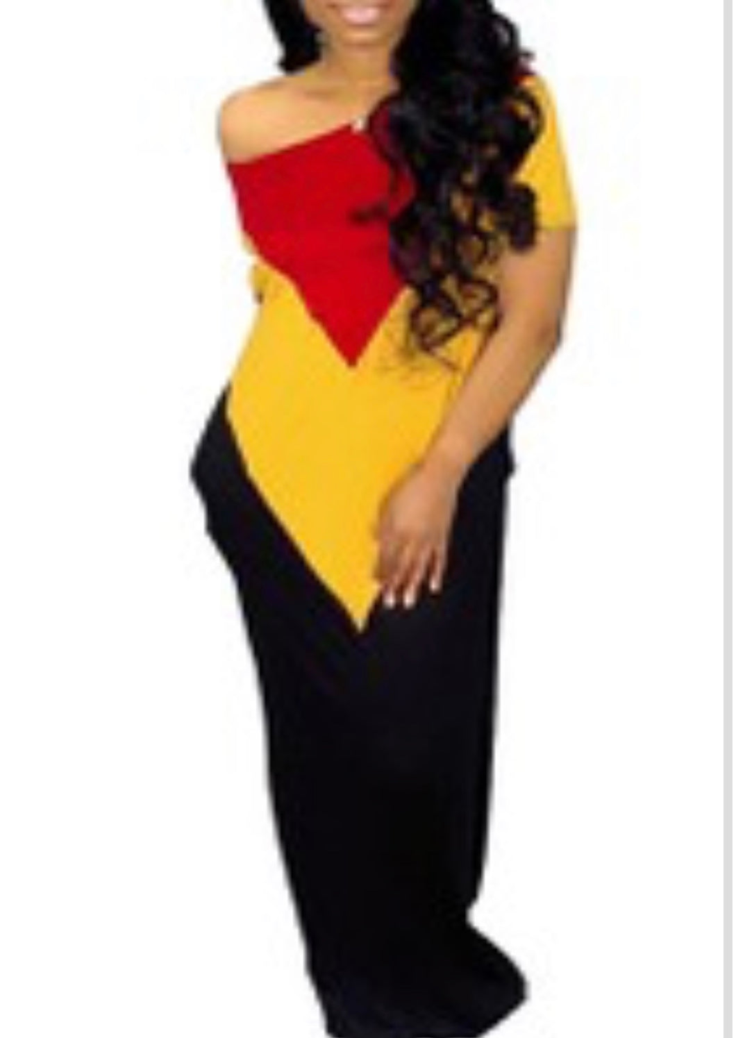 The Shoulder Bearer Maxi dress