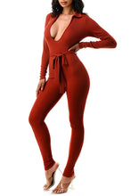 Load image into Gallery viewer, Kathy, a plunging neckline catsuit
