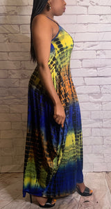 Softee, oversized colorful maxi dress